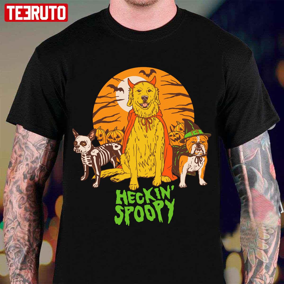 Heckin’ Spoopy Halloween Unisex T-Shirt