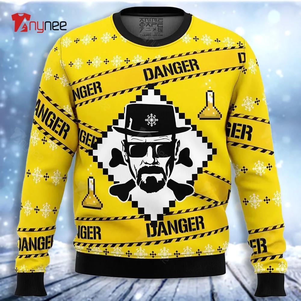 Heisenberg Breaking Bad Christmas Womens Ugly Christmas Sweater- Best Christmas Gifts 2023