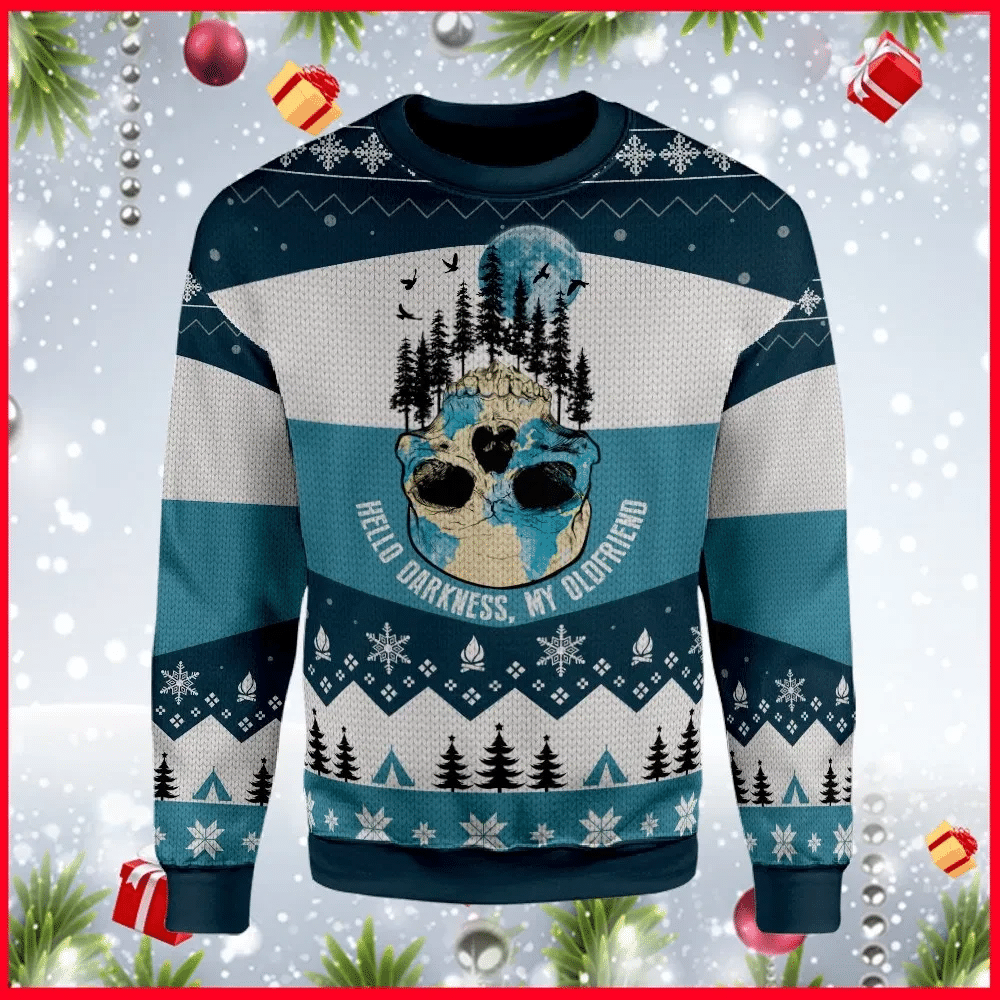 Hello Darkness My Old Friend Ugly Christmas Sweater | For Men & Women | Adult | US3068- Best Christmas Gifts 2023