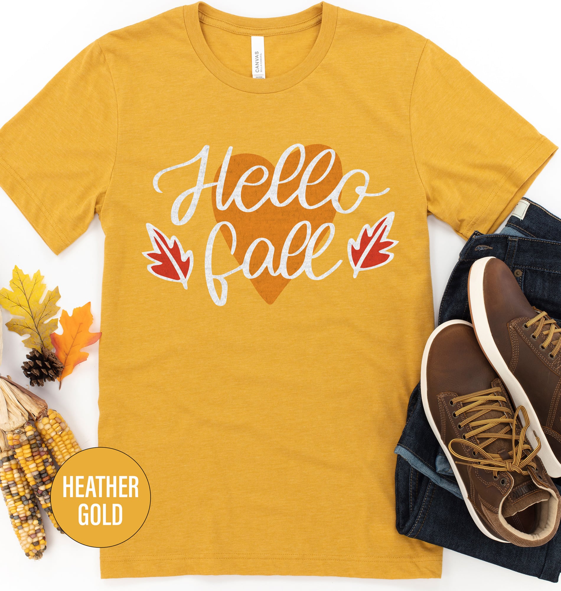 Hello Fall Cozy Halloween Shirt