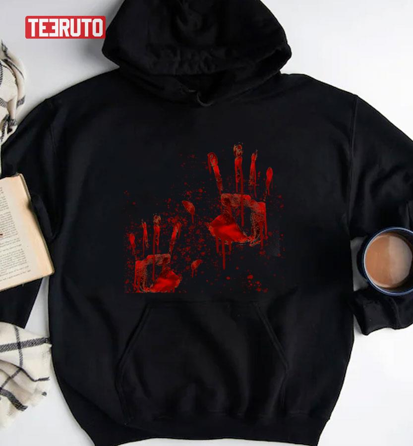 Help Blood Handprint Halloween Unisex T-Shirt