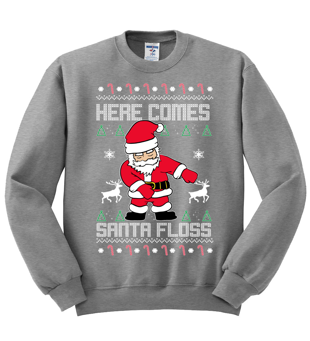 Here Comes Santa Floss Funny Dance Moves Christmas- Best Christmas Gifts 2023