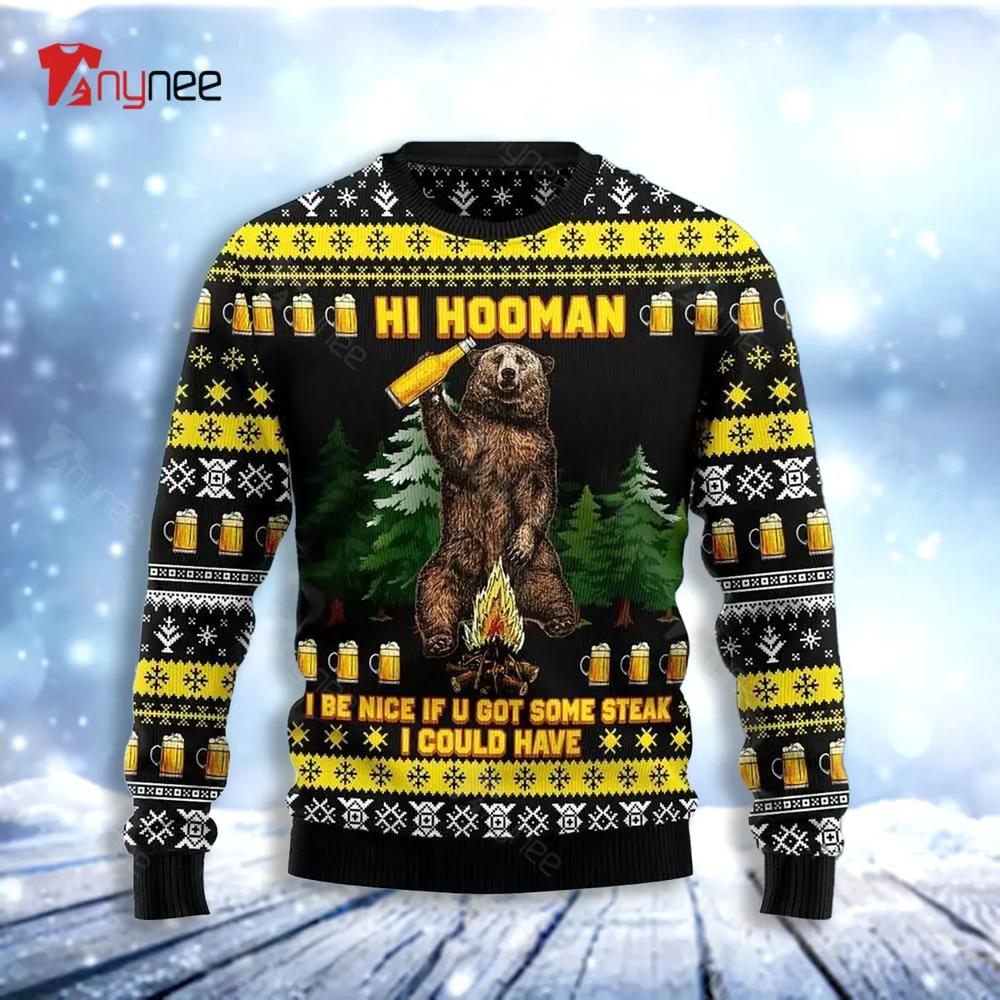 Hi Hooman Ugly Christmas Sweater- Best Christmas Gifts 2023