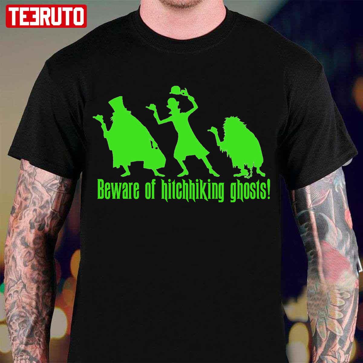 Hitchhiking Ghosts Halloween Unisex T-Shirt