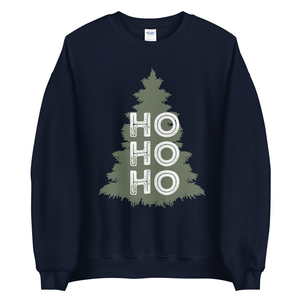 Ho Ho Ho Christmas Tree Sweatshirt