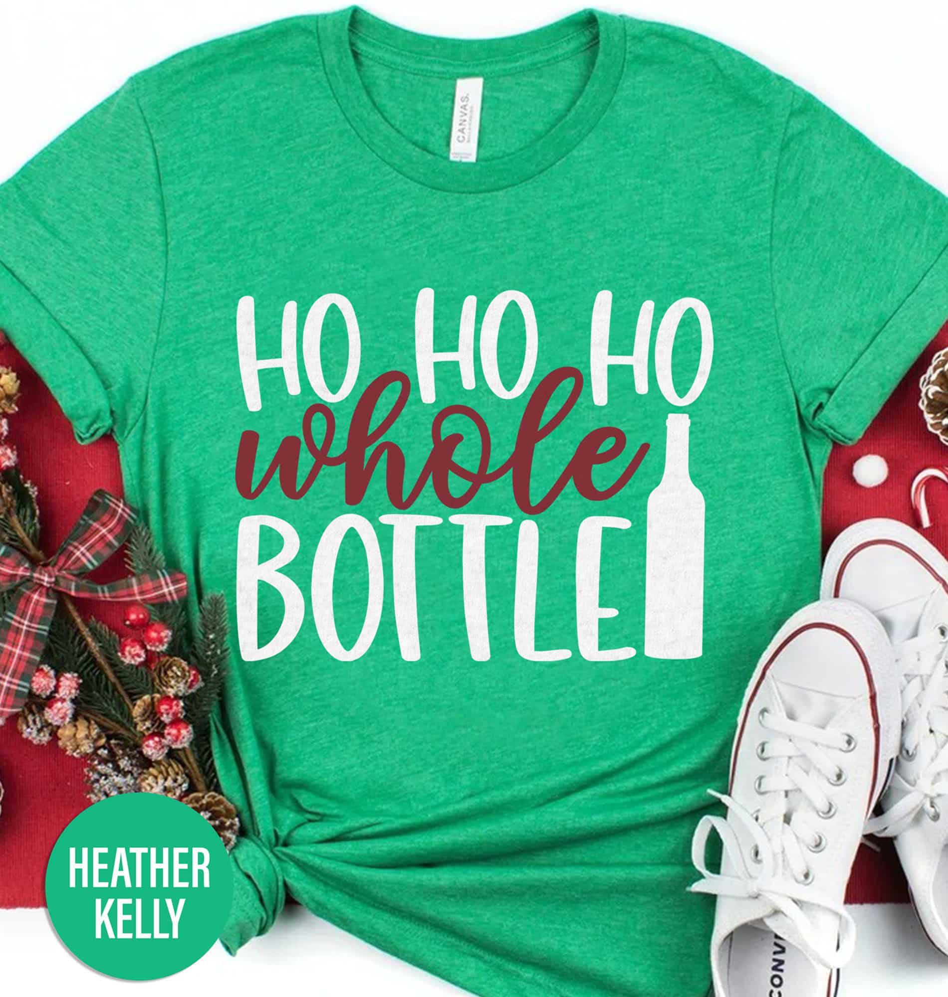 Ho Ho Ho Whole Bottle Xmas Shirt