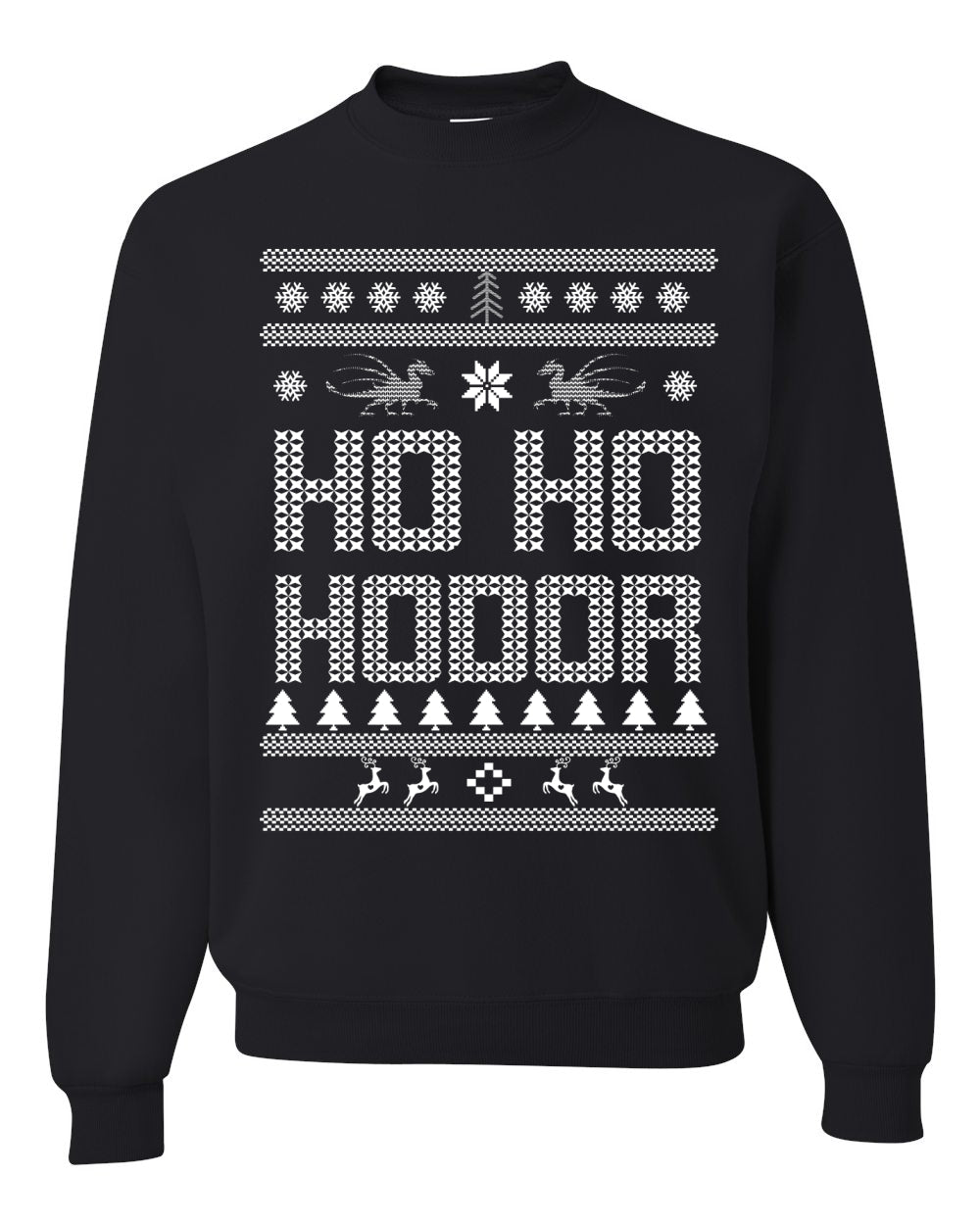 Ho Ho Hodor GoT White Winter Merry Ugly Christmas Sweater- Best Christmas Gifts 2023