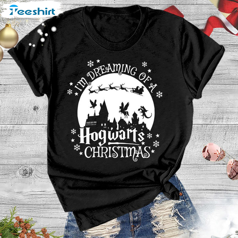 Hogwarts Christmas Funny Shirt – Funny Xmas Long Sleeve Unisex Hoodie