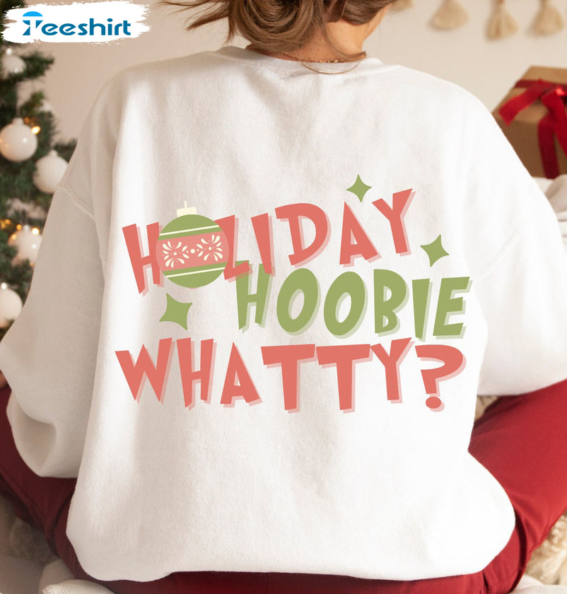 Holiday Hoodie Whatty Shirt, Grinch Christmas Unisex T-shirt Short Sleeve