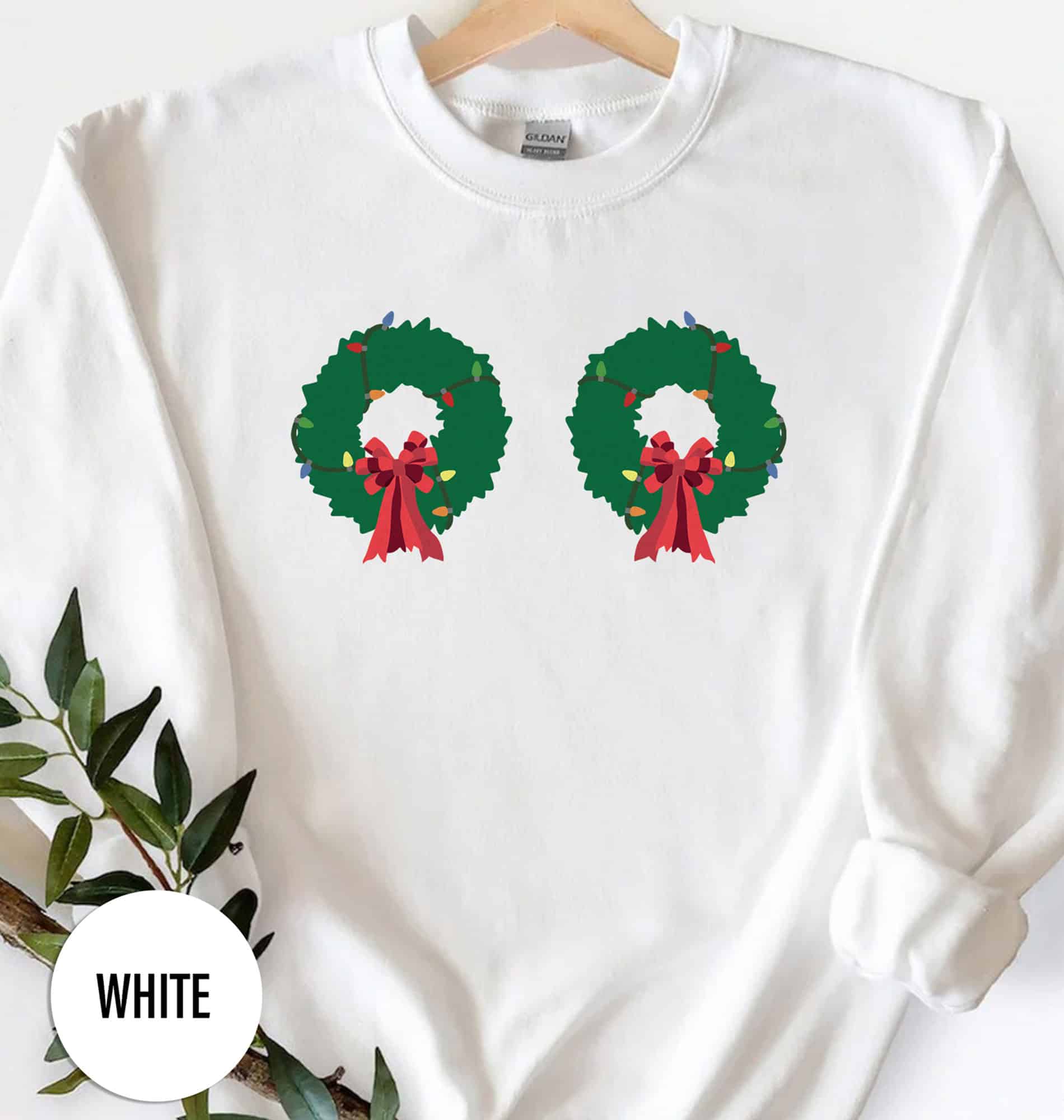 HolidayShirts’ Festive Wreath Christmas Shirt