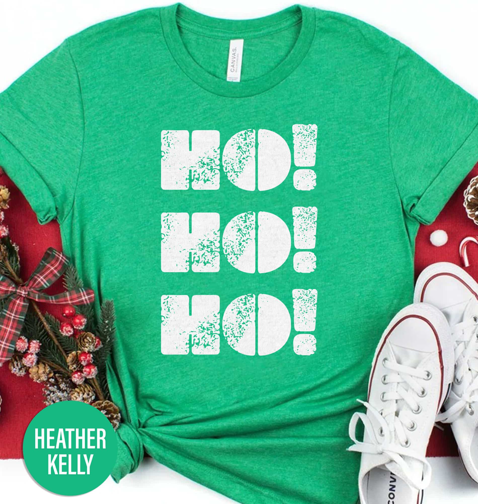 HolidayShirts.com’s Ho Ho Ho Festive Christmas Shirt