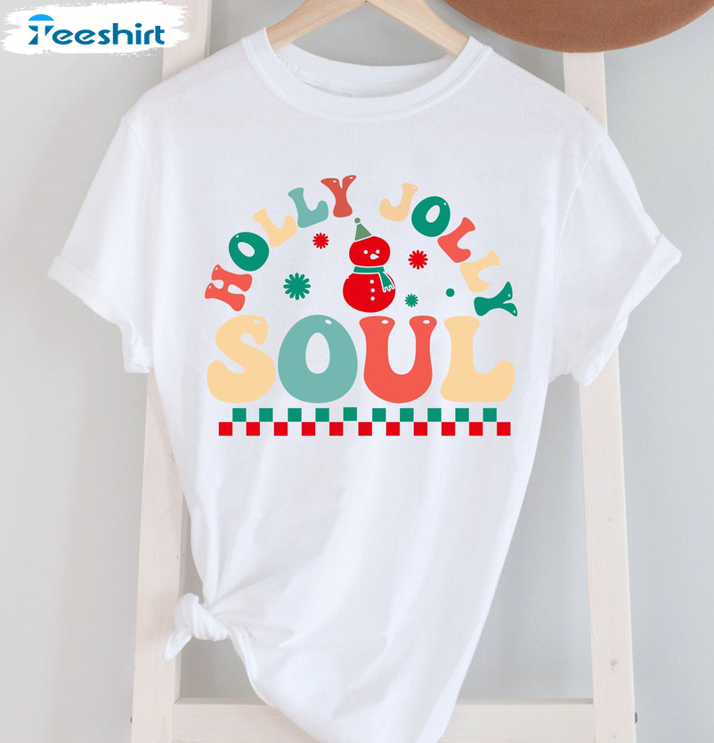 Holly Jolly Soul Shirt – Christmas Matching Unisex Hoodie Crewneck