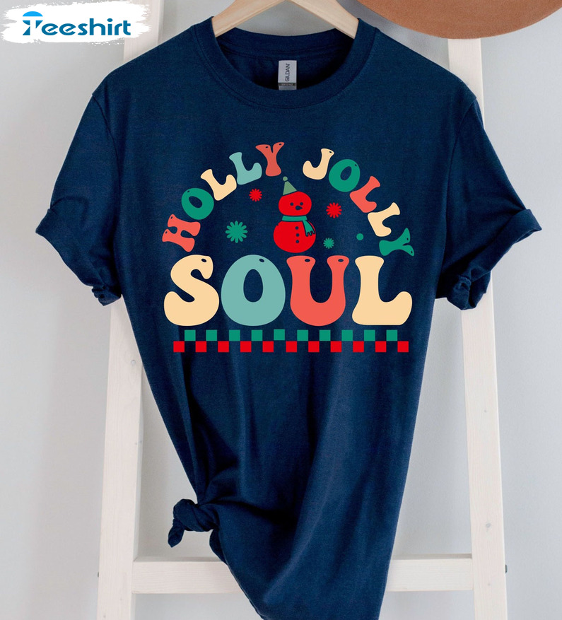 Holly Jolly Soul Shirt – Christmas Matching Unisex Hoodie Crewneck