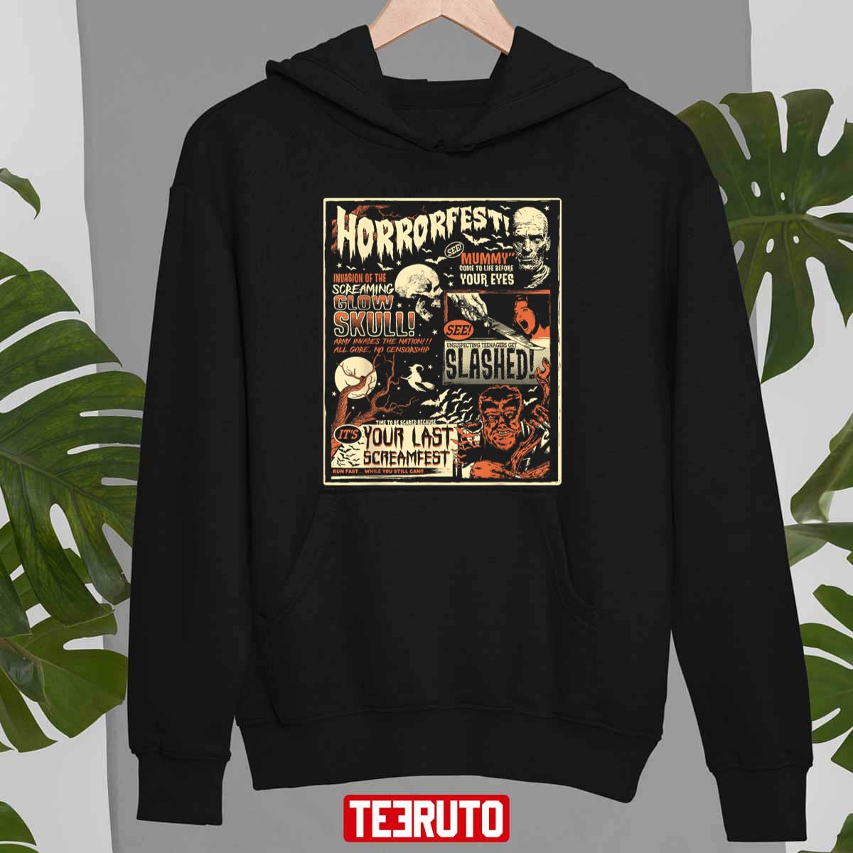 Horrorfest Movie Terror Old Time Halloween Unisex Sweatshirt