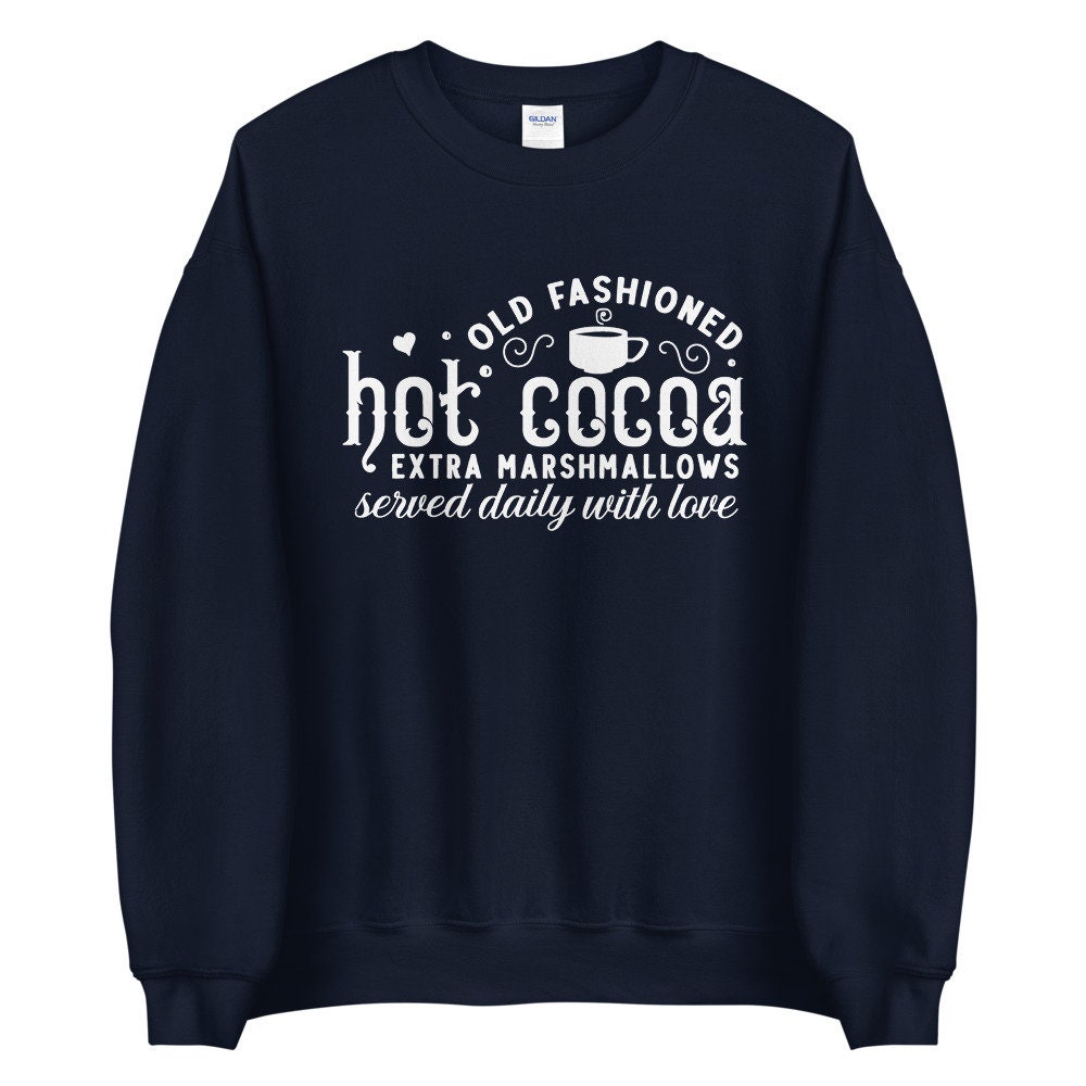 Hot Cocoa Old Fashioned Vintage Christmas Sweatshirt