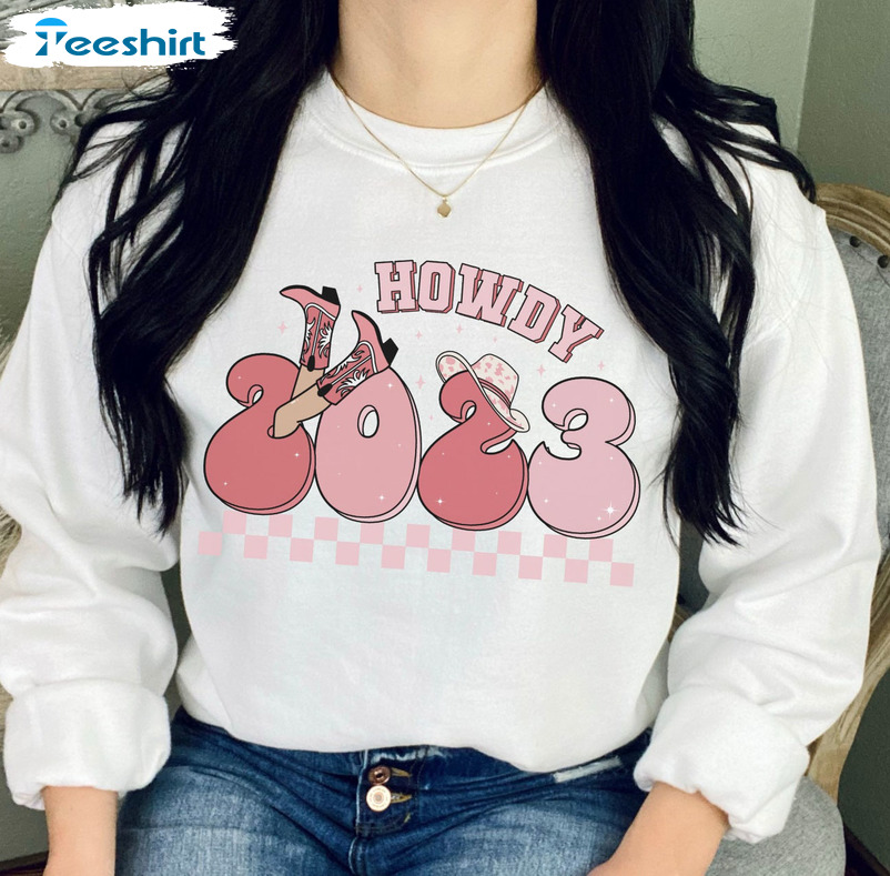 Howdy 2023 Shirt, Christmas Western Cowgirl Sweatshirt Hoodie