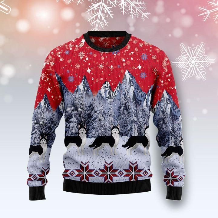 Husky Snow Ugly Christmas Sweater | For Men & Women | Adult | US1607- Best Christmas Gifts 2023