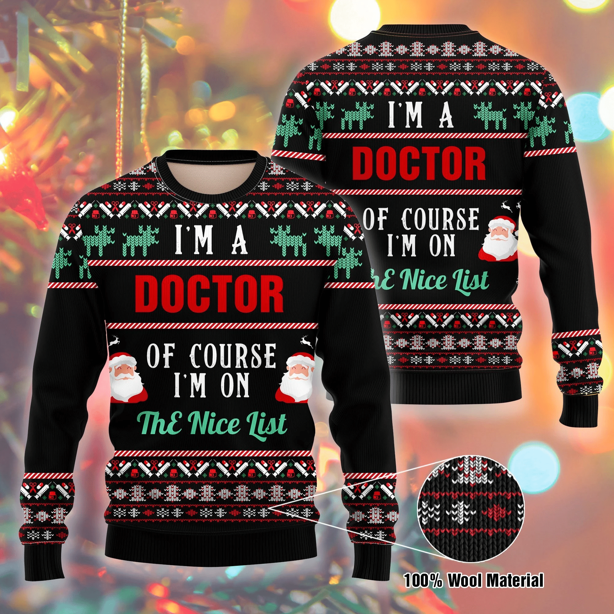 I Am A Doctor Ugly Christmas Sweater | For Men & Women | Adult | US1701- Best Christmas Gifts 2023