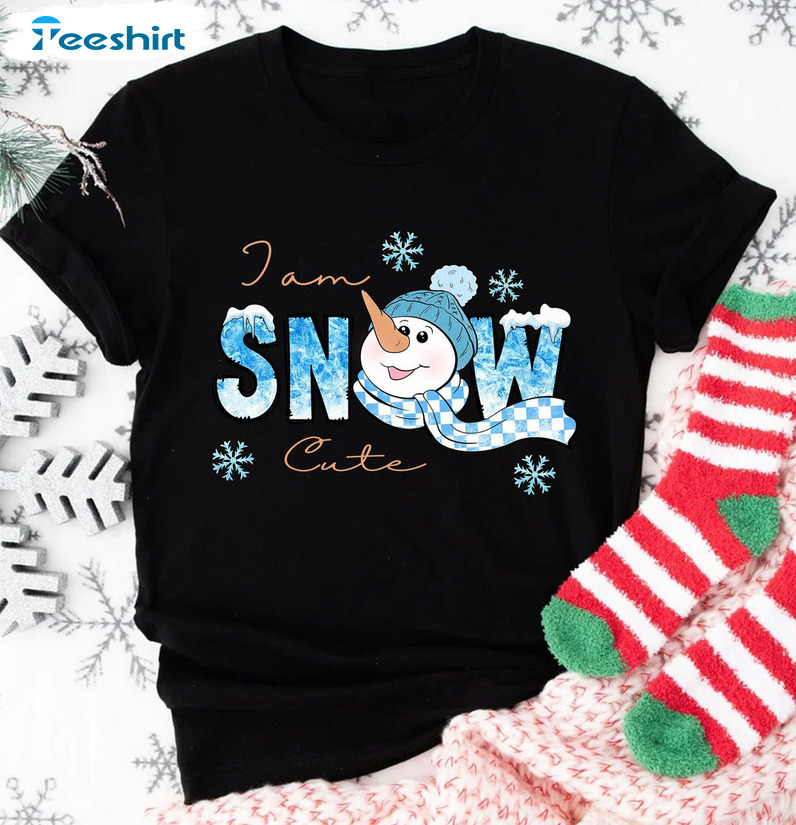 I Am Snow Cute Christmas Shirt, Secret Santa Sweatshirt Tee Tops