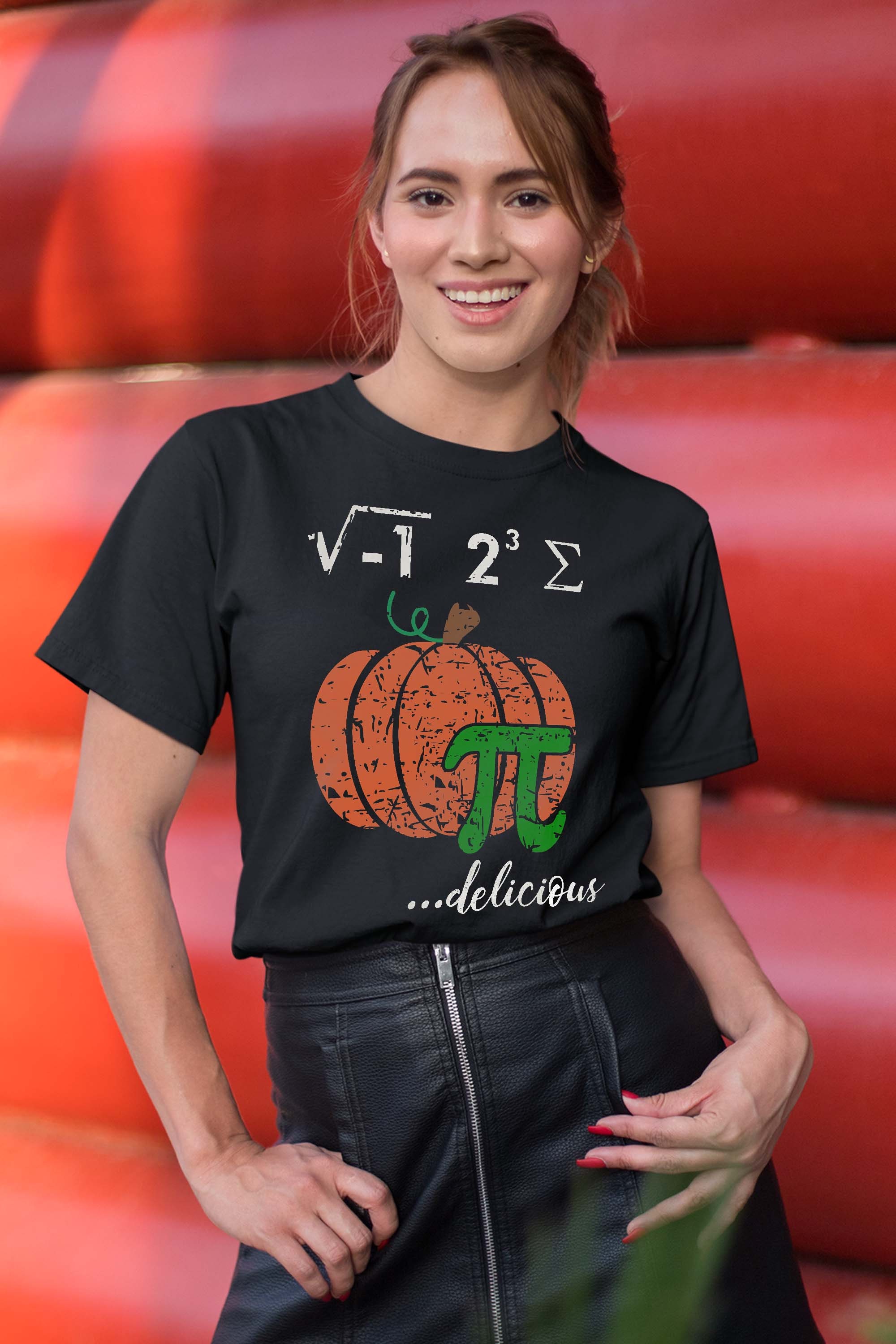 I Ate Some Pumpkin Pi Pie Math Teacher Halloween T-Shirt