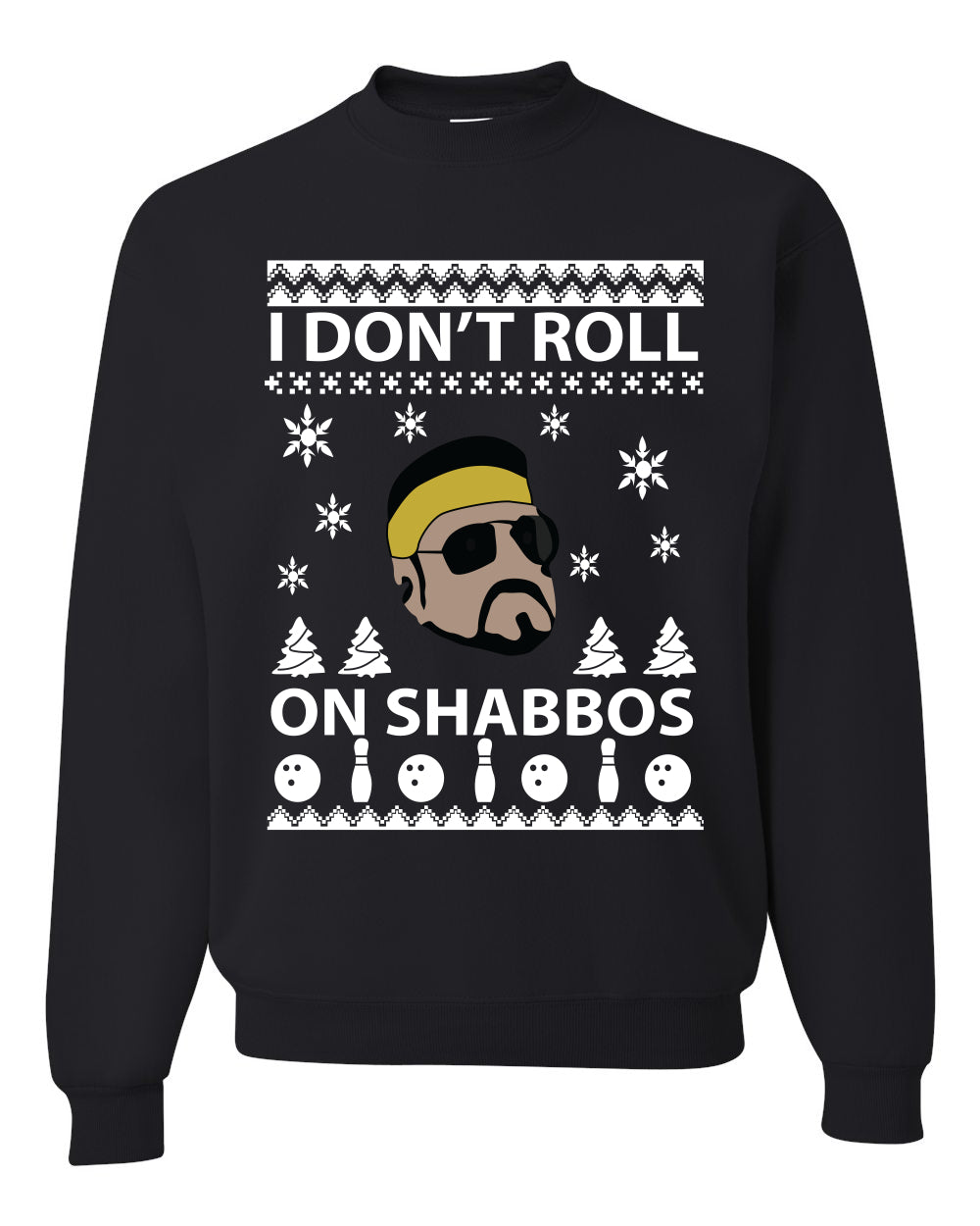 I Don’t Roll on Shabbos Walter Quote Big Lebowski Merry Ugly Christmas Sweater- Best Christmas Gifts 2023