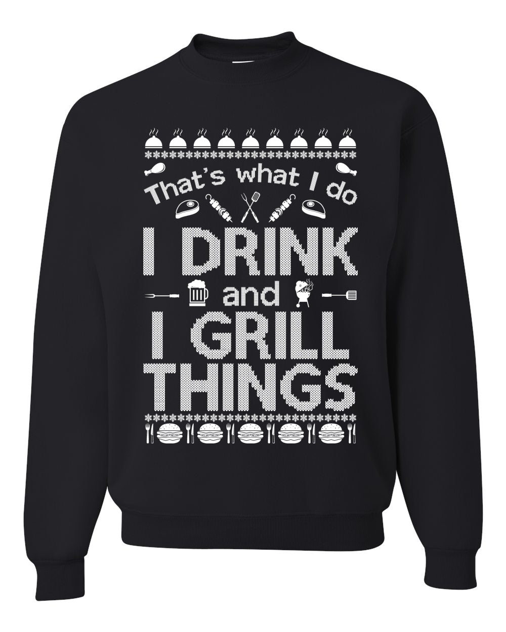 I Drink and I Grill Things Merry Ugly Christmas Sweater- Best Christmas Gifts 2023