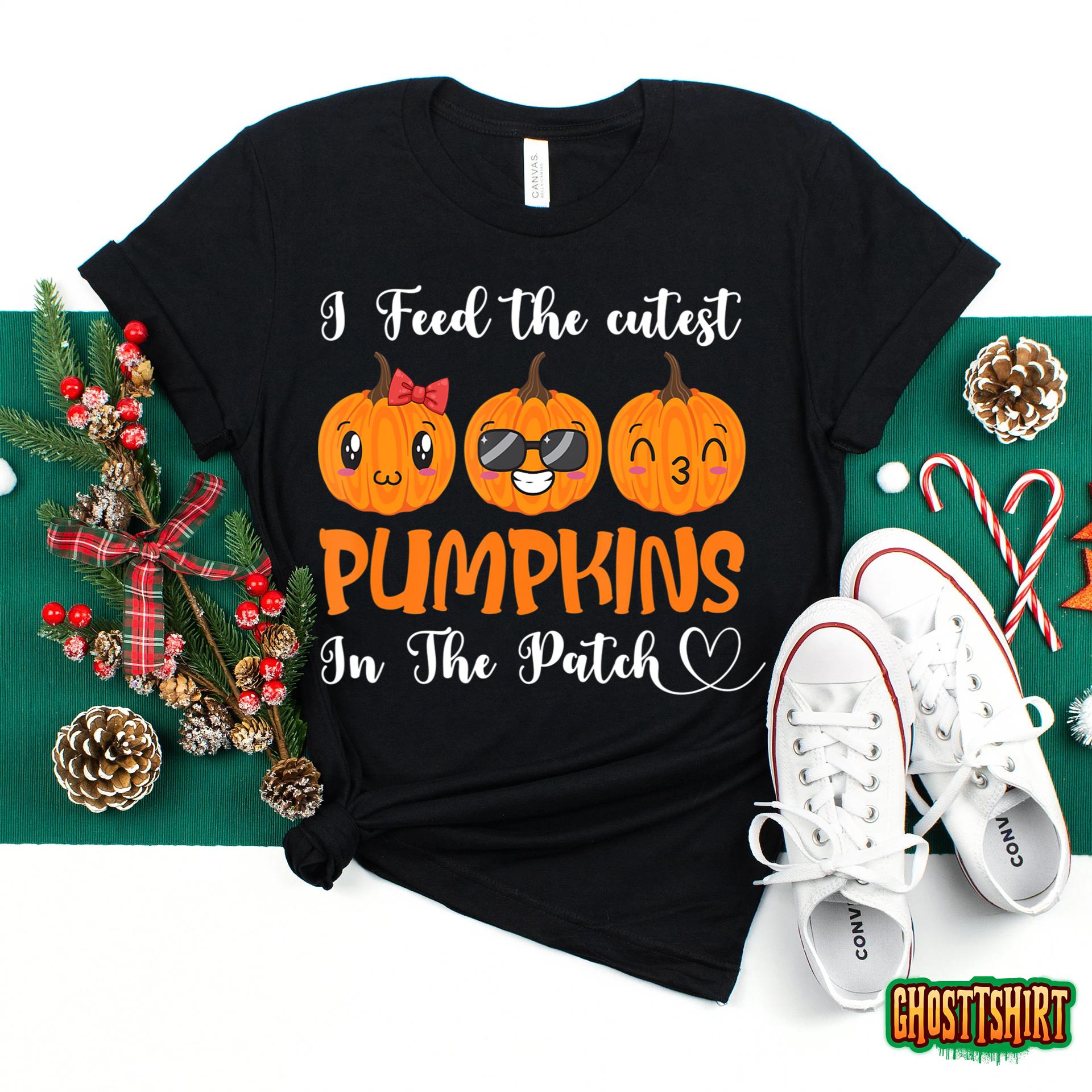 I Feed Cutest Pumpkins In The Patch Lunch Lady Thanksgiving Sweatshirt