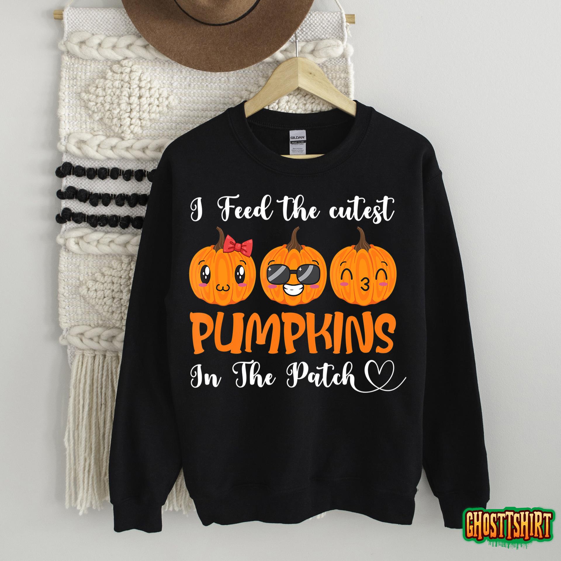 I Feed Cutest Pumpkins In The Patch Lunch Lady Thanksgiving Sweatshirt