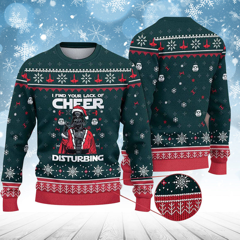 I Find Your Lack Of Cheer Disturbing Ugly Sweater – Best Christmas Gifts 2023