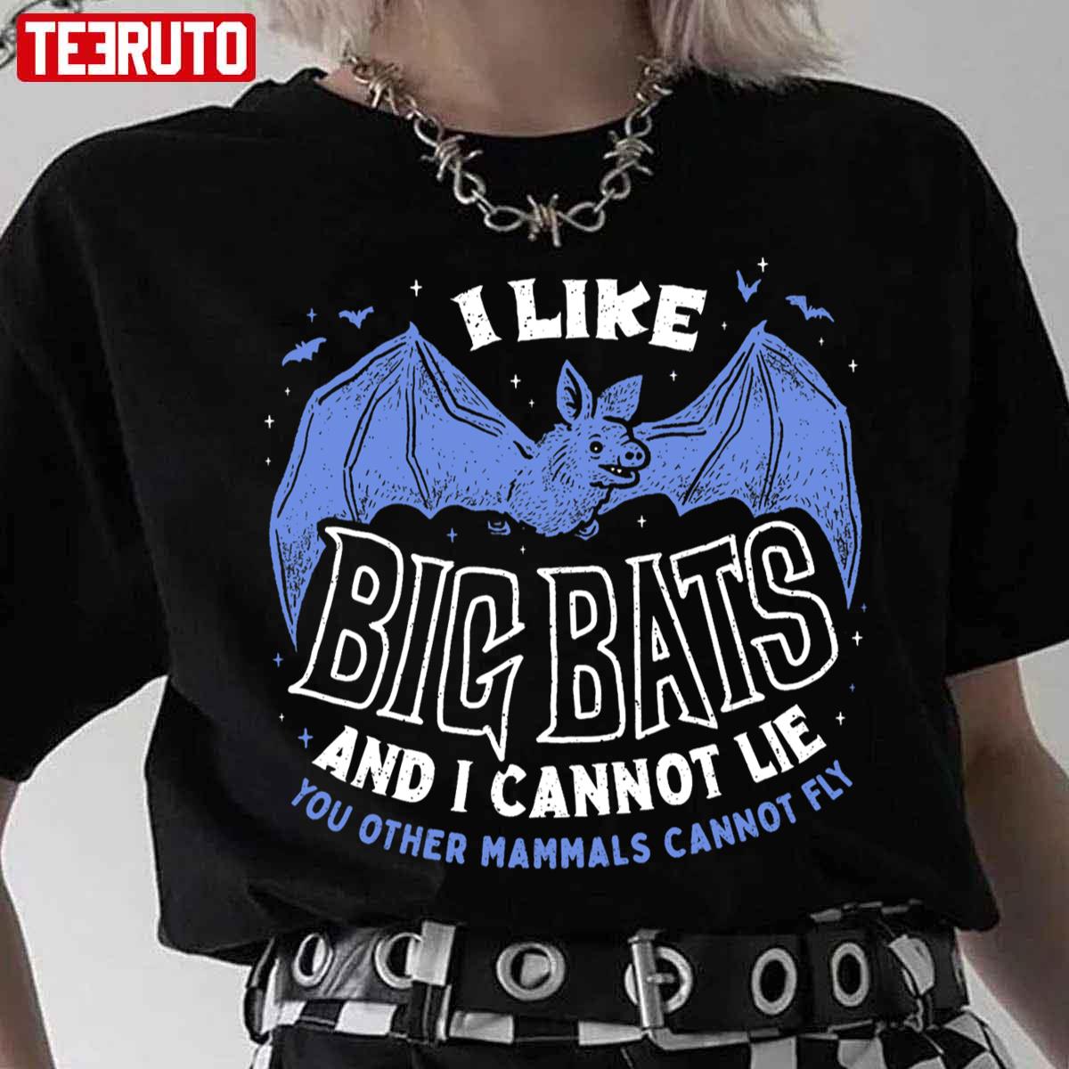 I Like Big Bats Fly Halloween Unisex T-Shirt