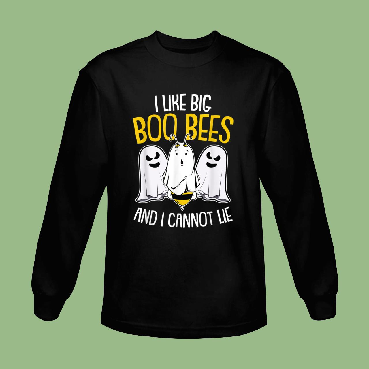 I Like Big Boo Bees Lazy DIY Halloween Costume Pun Humor Men T-Shirt