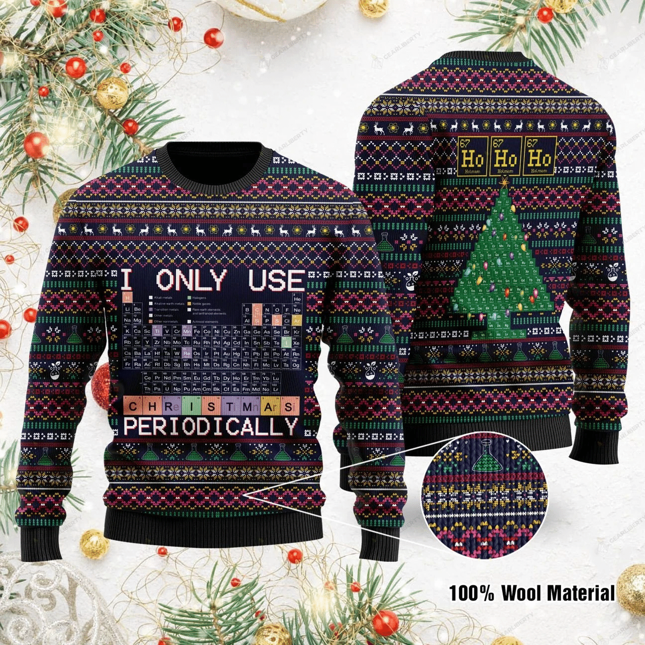 I Only Use Xmas Periodically Ugly Christmas Sweater | For Men & Women | Adult | US1115- Best Christmas Gifts 2023