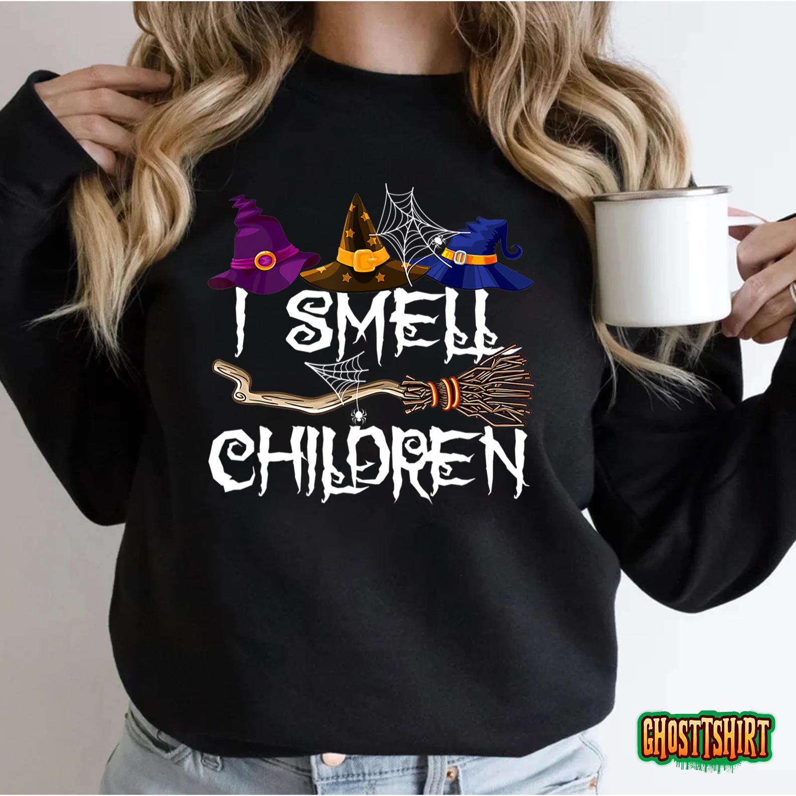 I Smell Children Funny Witches Halloween Party Costume T-Shirt