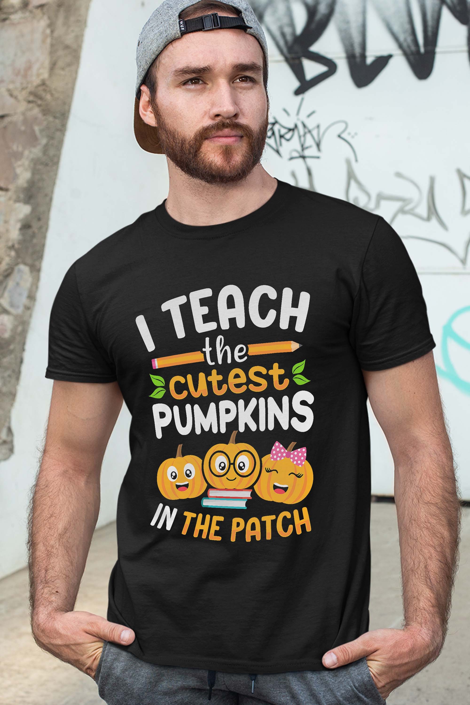 I Teach The Cutest Pumpkins In The Patch Teacher Halloween T-Shirt