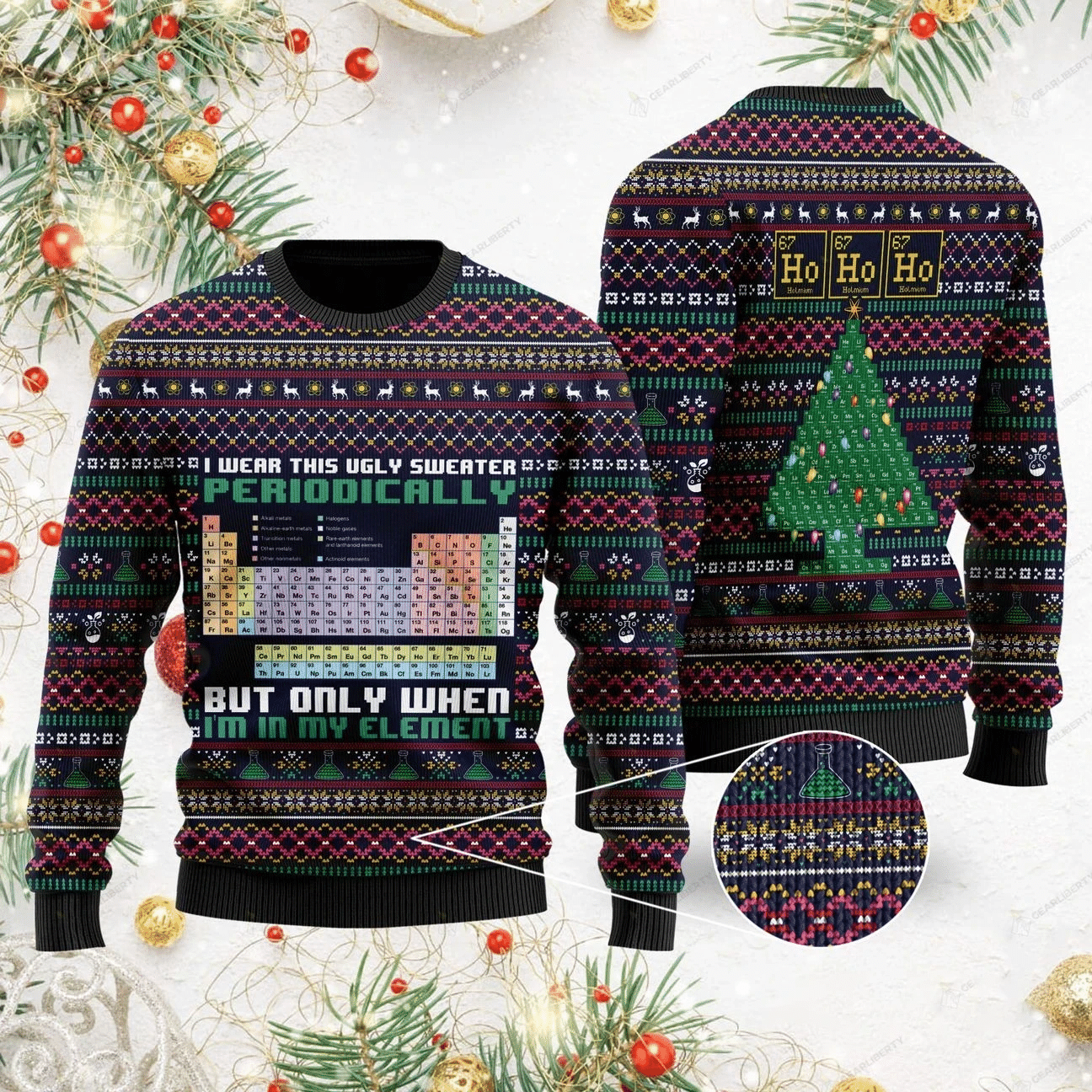 I Wear This Ugly Sweater Periodically But Only When I’m In My Element Ugly Christmas Sweater | For Men & Women | Adult | US1041- Best Christmas Gifts 2023