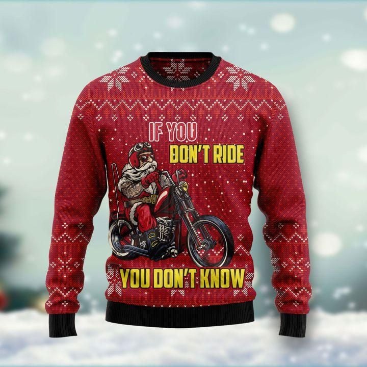 If You Don’t Ride You Don’t Know Ugly Christmas Sweater | For Men & Women | Adult | US1522- Best Christmas Gifts 2023