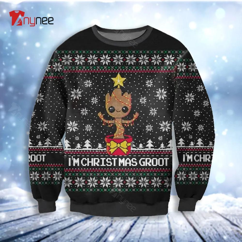 Im Christmas Groot Ugly Christmas Sweater- Best Christmas Gifts 2023