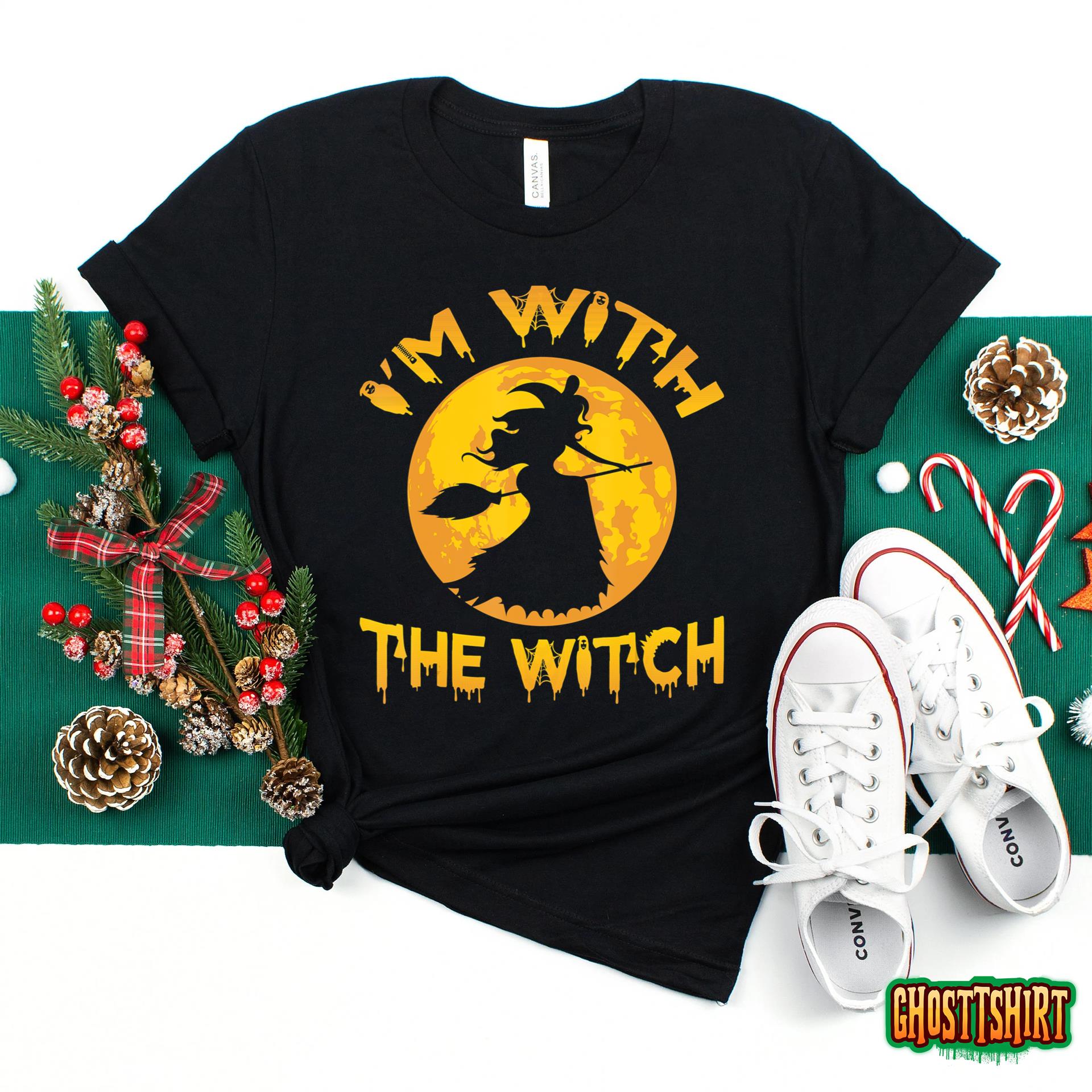 I’m With The Witch Men Women T-Shirt