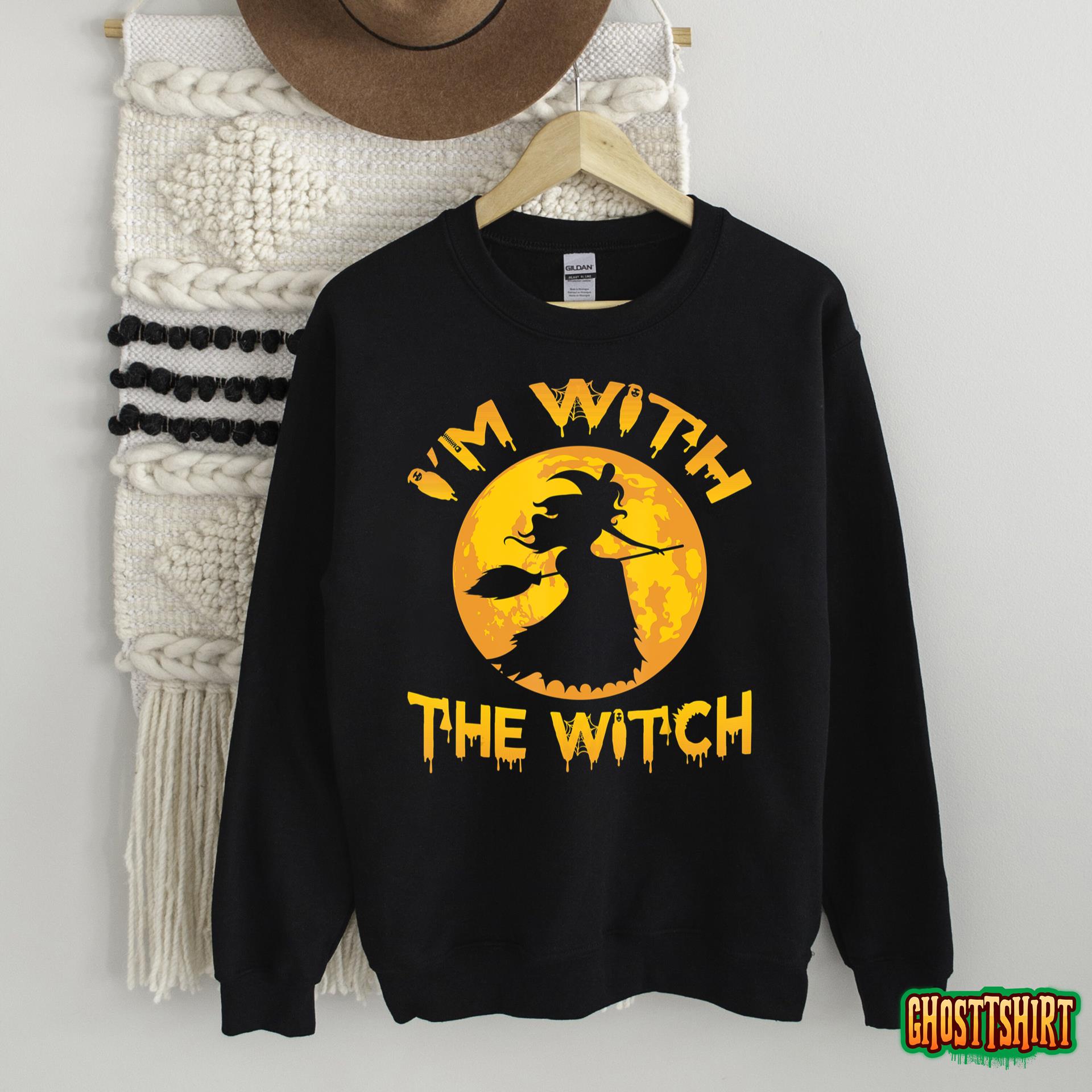 I’m With The Witch Men Women T-Shirt