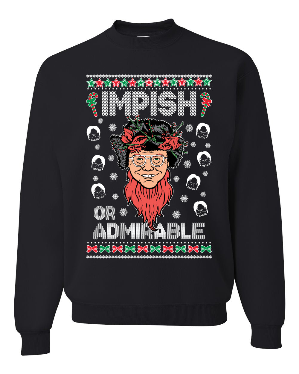 Impish or Admirable Dwight Schrute Ugly Christmas Sweater- Best Christmas Gifts 2023