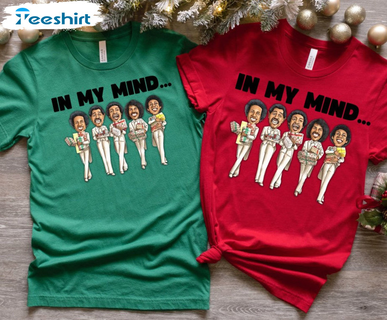 In My Mind Christmas Shirt, Silent Night Short Sleeve Tee Tops