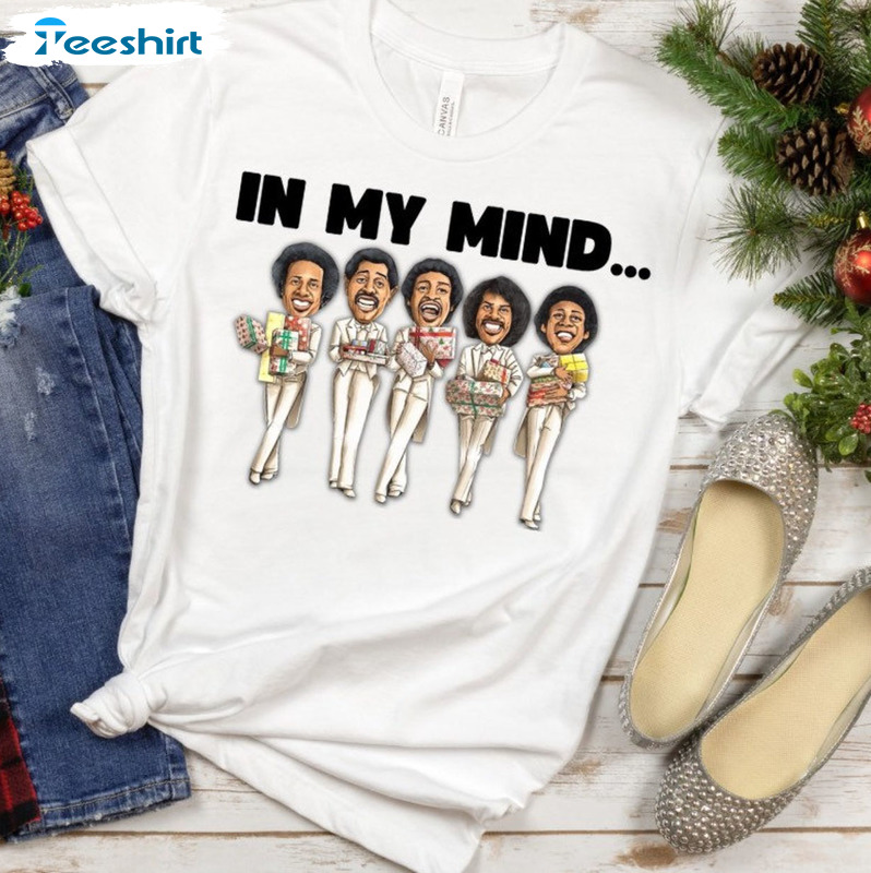 In My Mind Christmas Shirt, Silent Night Short Sleeve Tee Tops