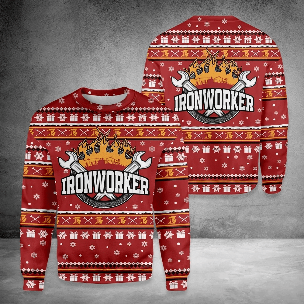 Ironworker Ugly Christmas Sweater | For Men & Women | Adult | US3148- Best Christmas Gifts 2023