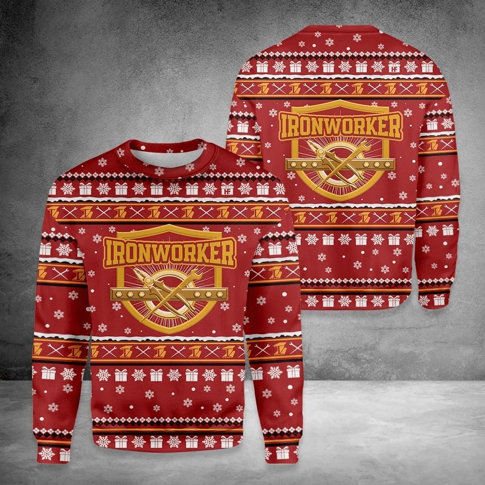 Ironworker Ugly Christmas Sweater | For Men & Women | Adult | US3149- Best Christmas Gifts 2023