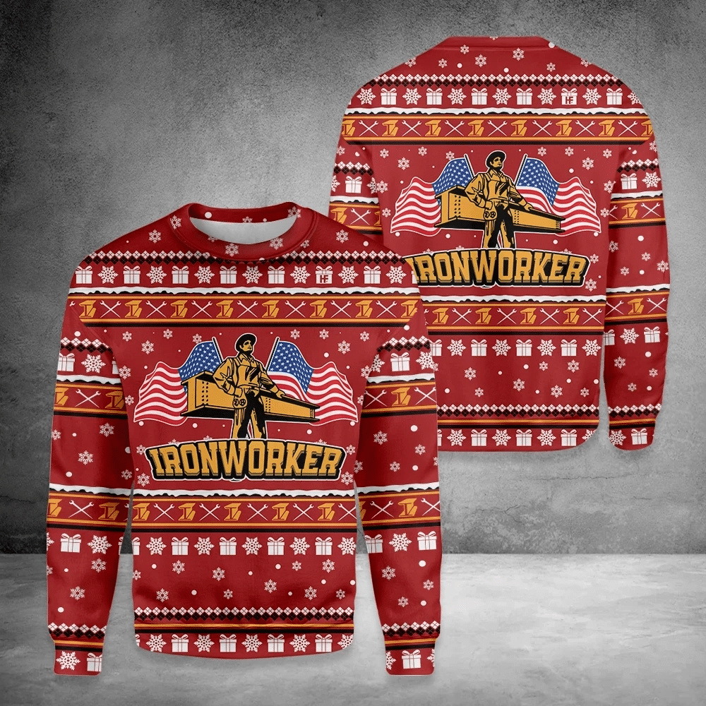 Ironworker Ugly Christmas Sweater | For Men & Women | Adult | US3153- Best Christmas Gifts 2023