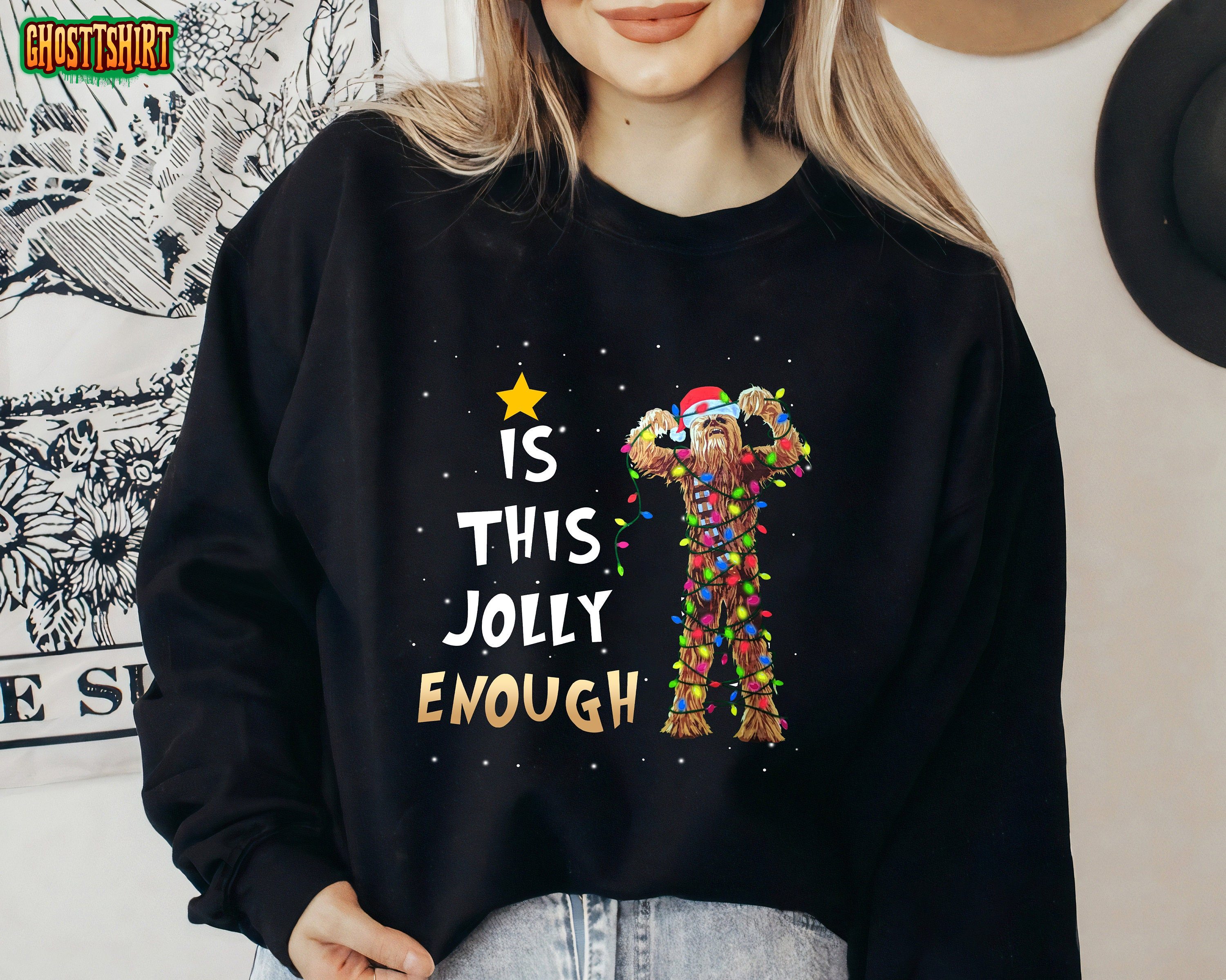 Is This Jolly Enough Chewbacca Christmas Unisex T-Shirt