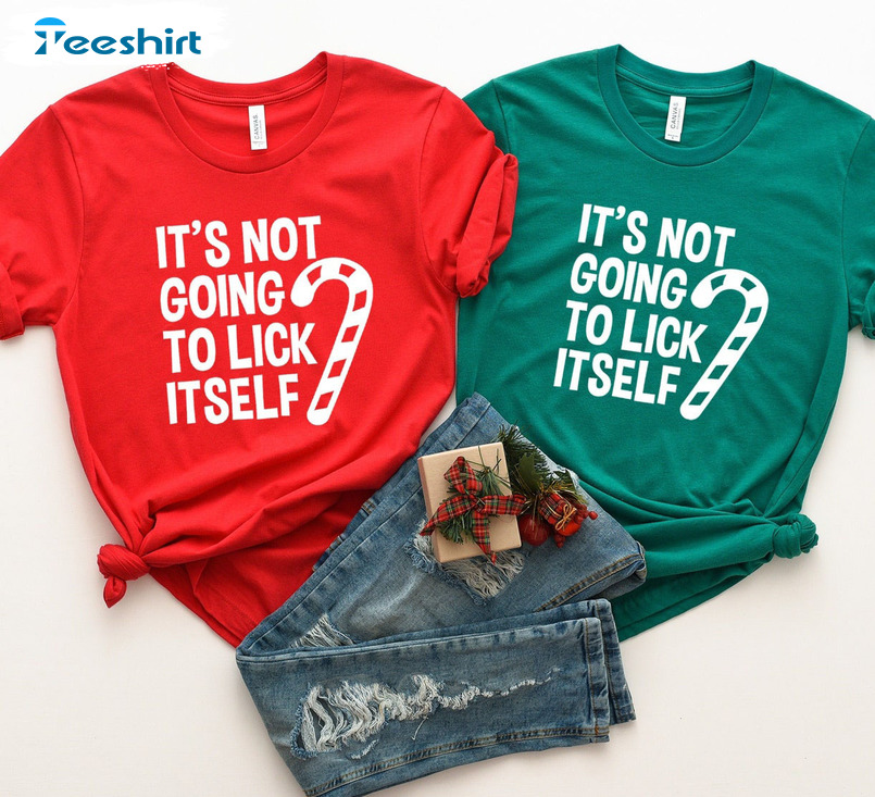 It’s Not Going To Lick Itself Vintage Shirt, Christmas Short Sleeve Unisex T-shirt