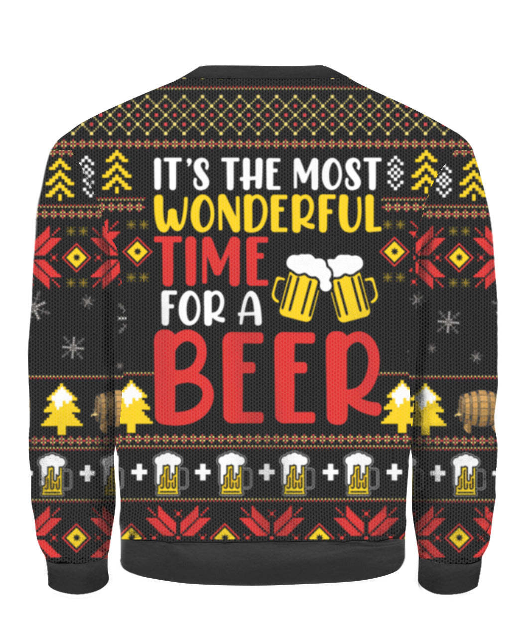 It’s The Most Wonderful Time For A Beer With Santa Claus Ugly Sweater – Best Christmas Gifts 2023