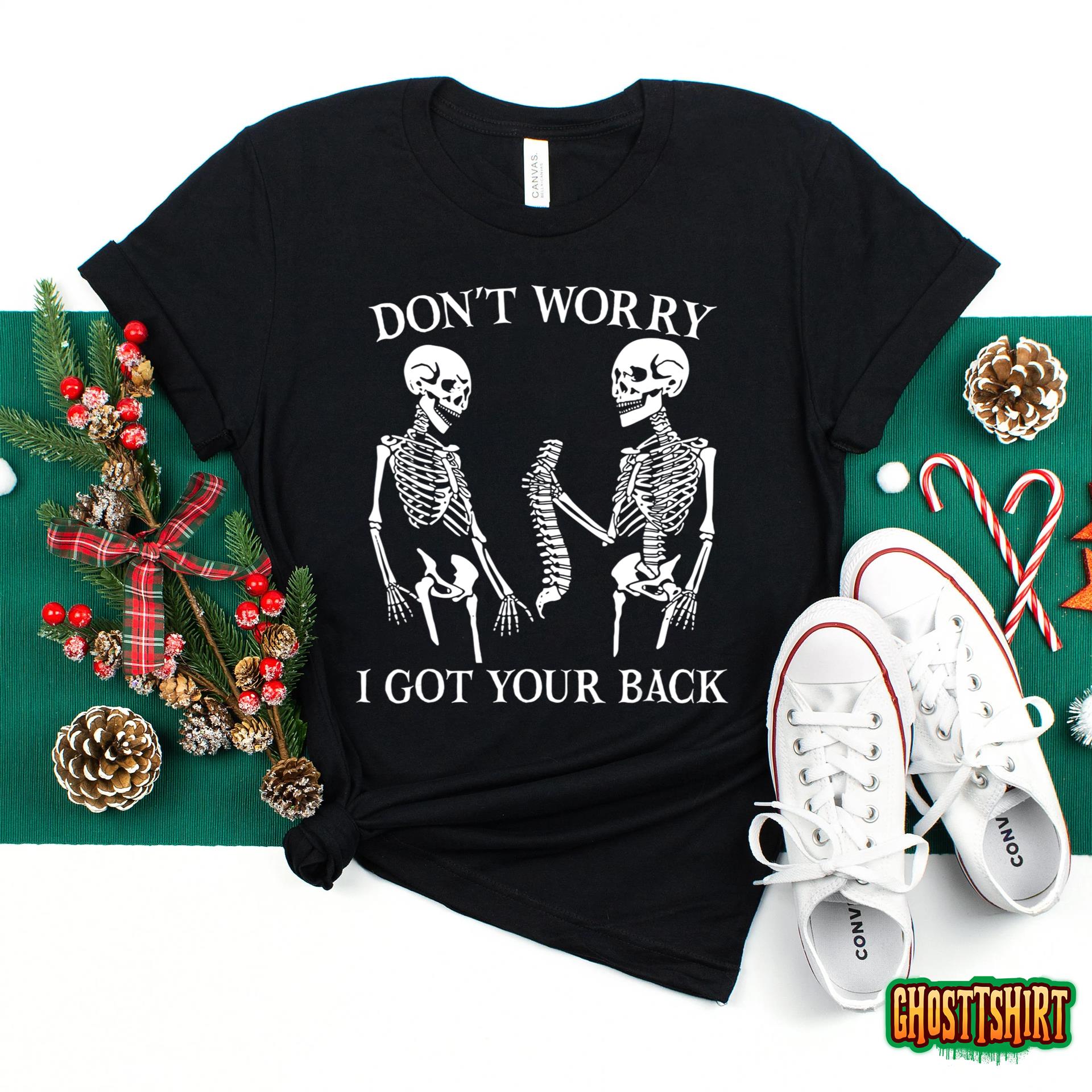 I’ve Got Your Back Skeleton Skull Spooky Halloween Costumes Sweatshirt