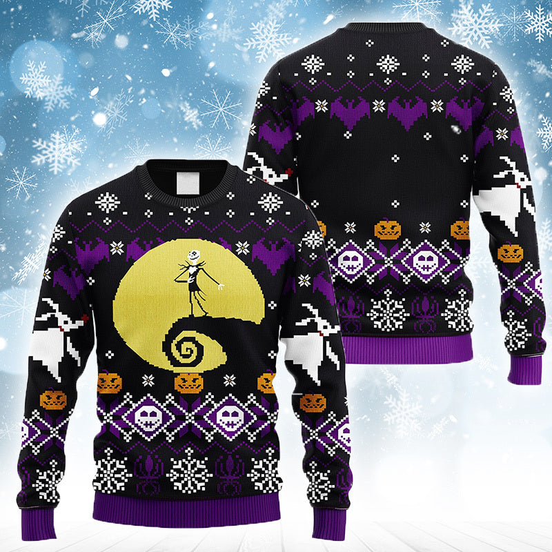 Jack In The Nightmare Before Christmas Ugly Sweater – Best Christmas Gifts 2023